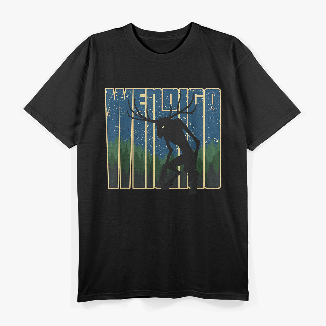 Retro Wendigo: The Original Skinwalker Cryptid T-Shirt