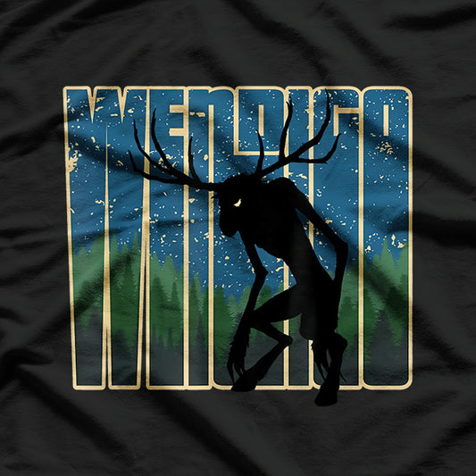 Retro Wendigo: The Original Skinwalker Cryptid T-Shirt