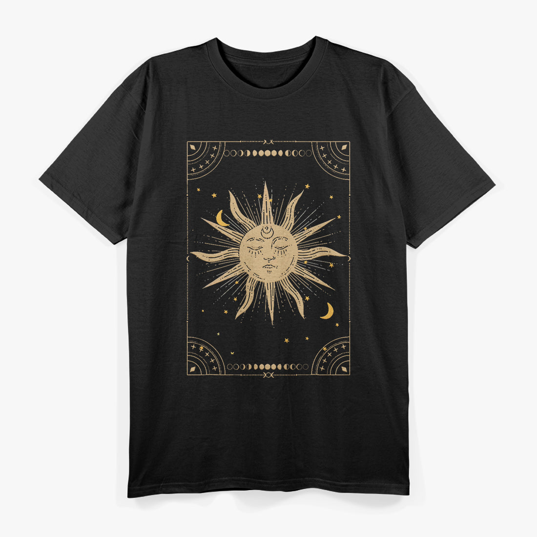 Sun and Moon Tarot: A Cosmic Balance of Light and Shadow T-Shirt