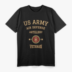 US Army Air Defense Artillery Veteran Retired Army Veteran T-Shirt