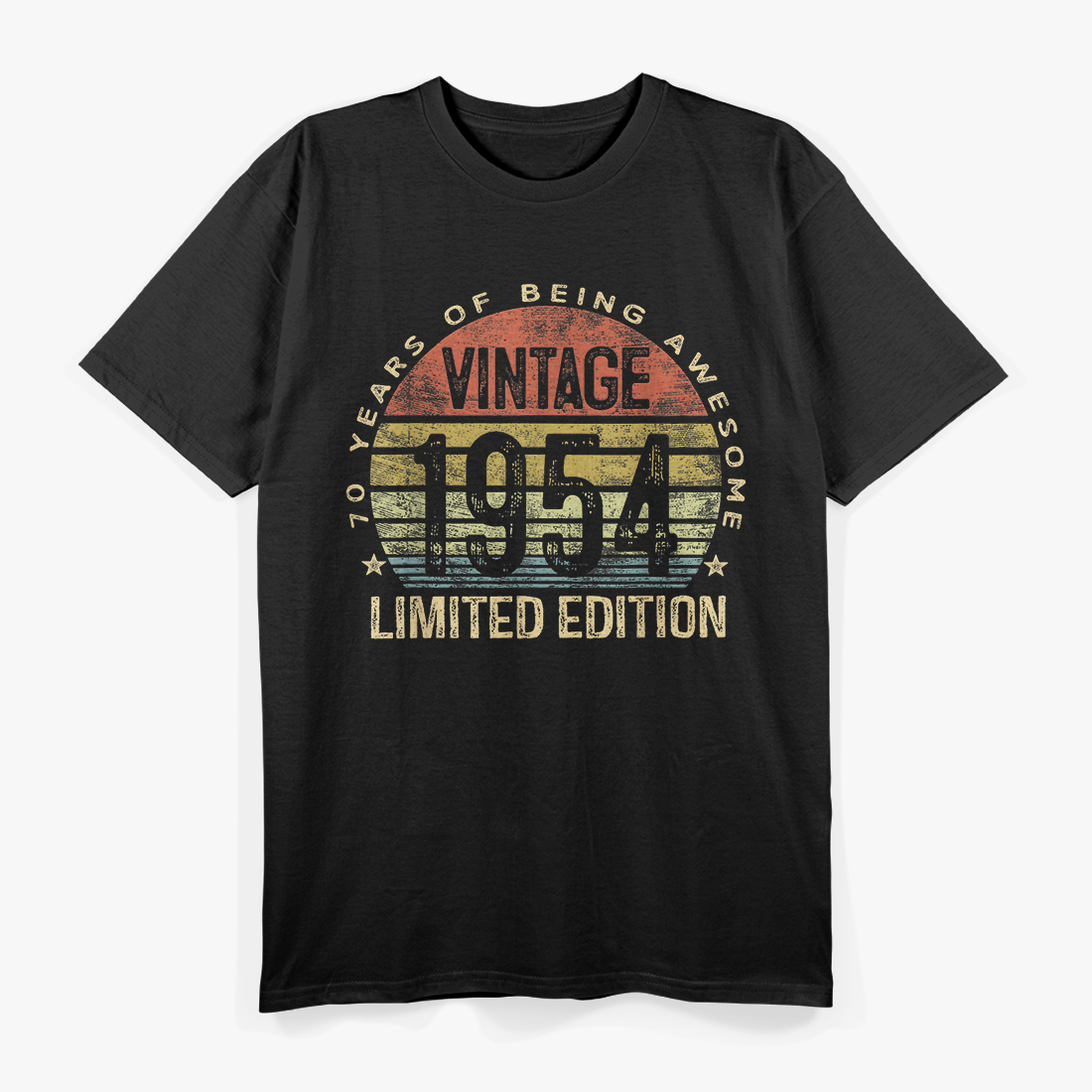 Vintage 1954 Classic 70th Birthday Celebration T-Shirt