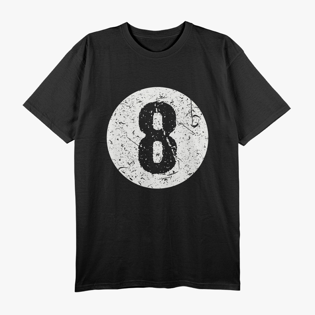 Vintage 8 Ball Billiards Classic Player T-Shirt