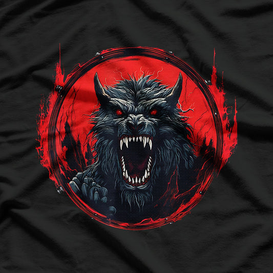 Werewolf Face Mystical Occult T-Shirt