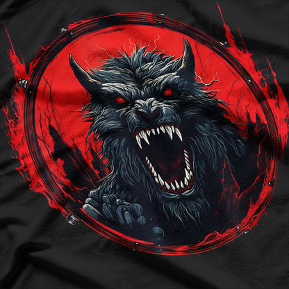 Werewolf Face Mystical Occult T-Shirt