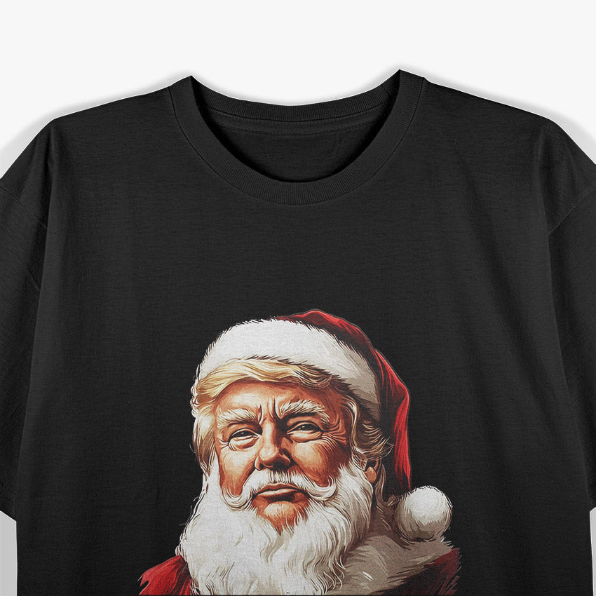 Donald Trump as Santa Claus, Make Christmas Great Again T-Shirt