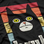 Funny Meme saying Bruh with Cat Greetings Retro T-Shirt