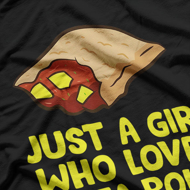 Pizza Roll Girl Just a Girl Who Loves Pizza Rolls T-Shirt