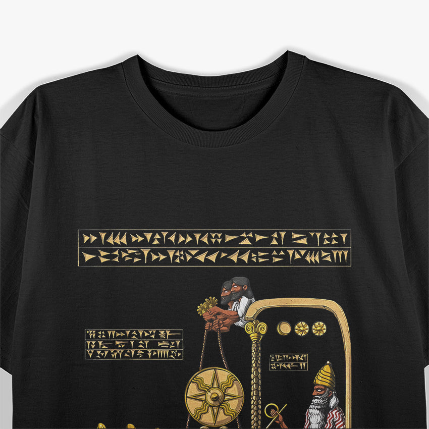 Anunnaki Alien Sumerian Gods and Ancient Babylonian Mysteries T-Shirt