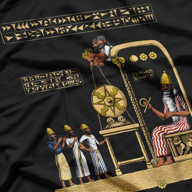 Anunnaki Alien Sumerian Gods and Ancient Babylonian Mysteries T-Shirt