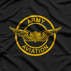 Army Aviation Wings Patch T-Shirt