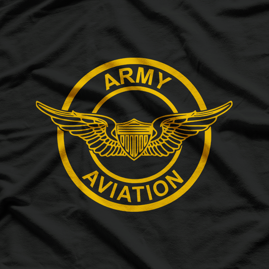 Army Aviation Wings Patch T-Shirt