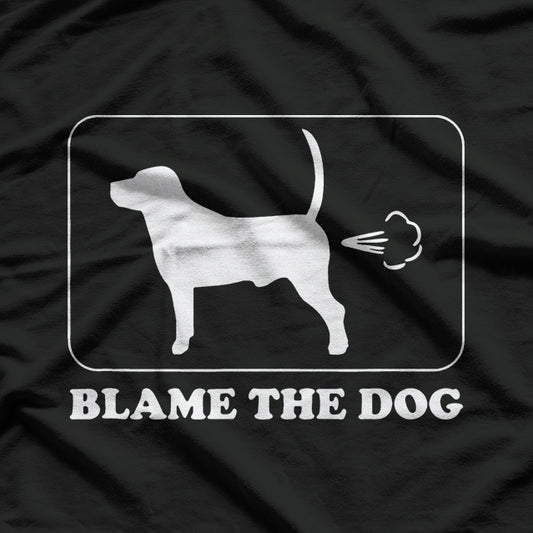 Blame the Dog Funny Dog Fart Dog Owner T-Shirt