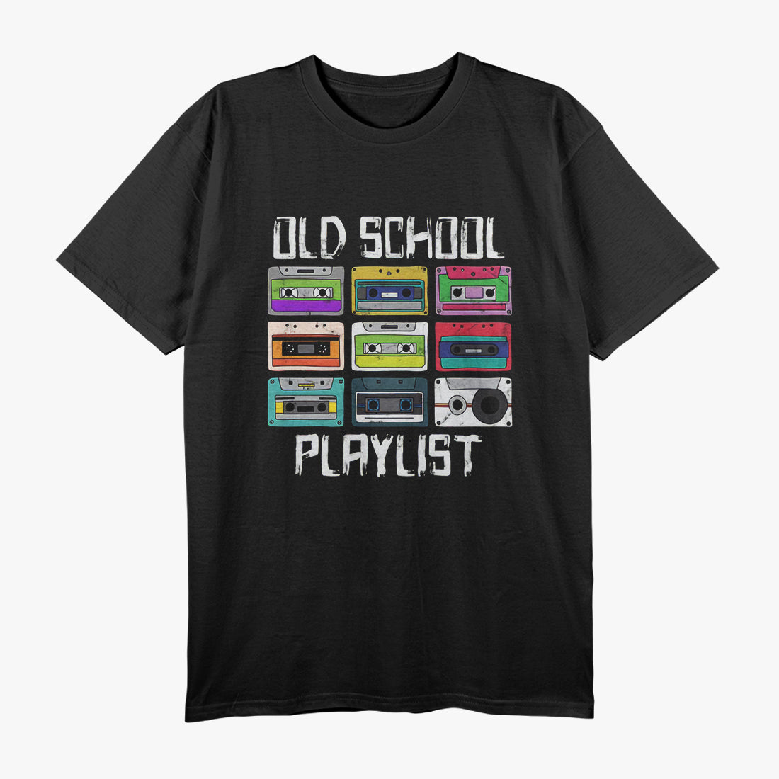 Cassette Tape Music – Retro 80s Old School Playlist T-Shirt