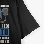 Dispatcher, 911 Emergency Operator Thin Yellow Line T-Shirt