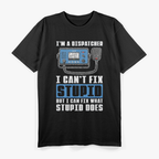 Dispatcher, 911 Emergency Operator Thin Yellow Line T-Shirt
