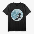 Dragon and Moon Mystical Power and Cool Aesthetic T-Shirt