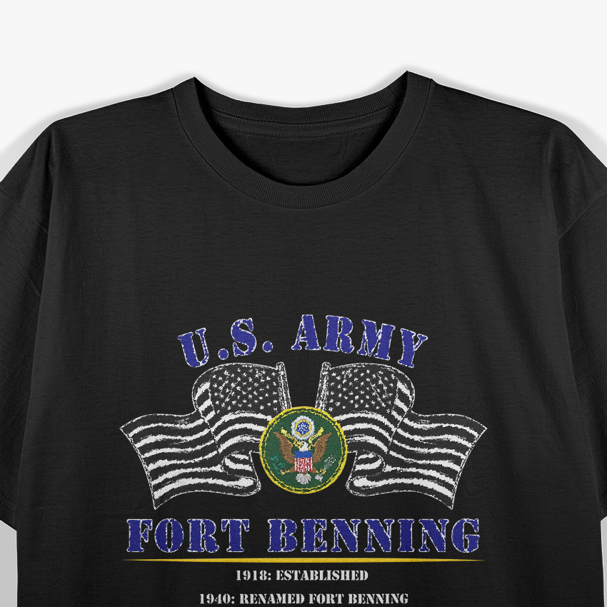 Fort Benning Georgia Ft Benning US Army Base History T-Shirt