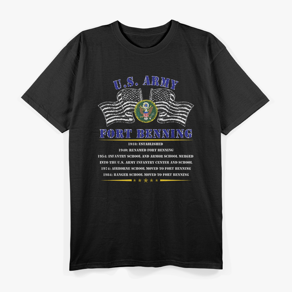 Fort Benning Georgia Ft Benning US Army Base History T-Shirt