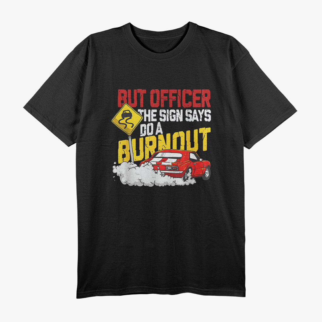 Funny Car Racing Shirt Burnout Drag Racing Muscle Car Lover T-Shirt