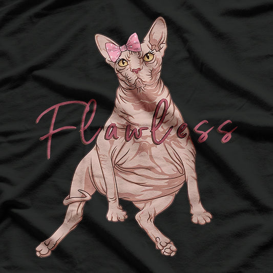 Sphynx Cat Flawless Naked Cat Fat Hairless Cat T-Shirt