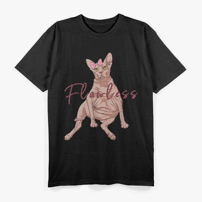 Sphynx Cat Flawless Naked Cat Fat Hairless Cat T-Shirt