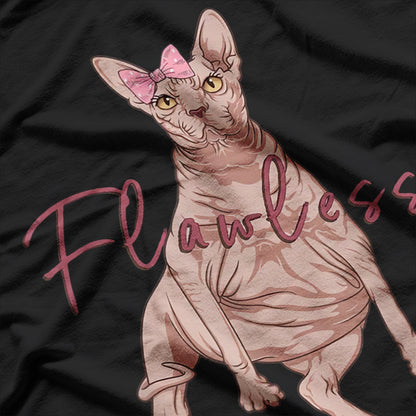 Sphynx Cat Flawless Naked Cat Fat Hairless Cat T-Shirt