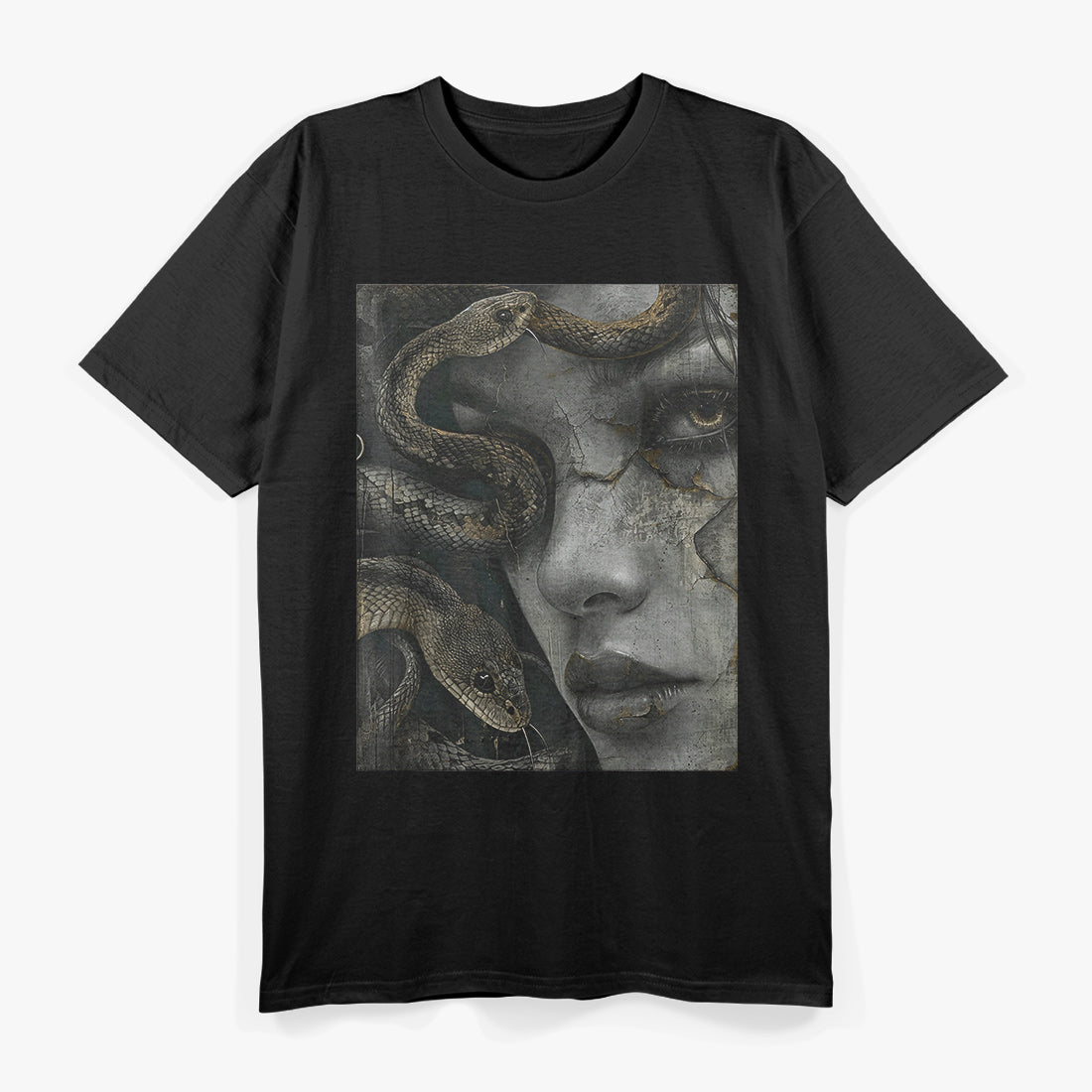 Greek Mythology Medusa and Occult Symbolism T-Shirt