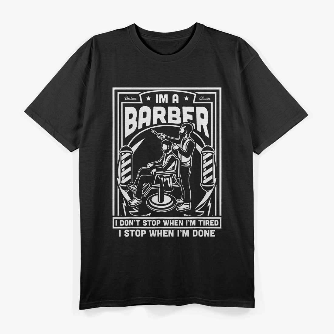 I'm A Barber Funny Cool Vintage T-Shirt