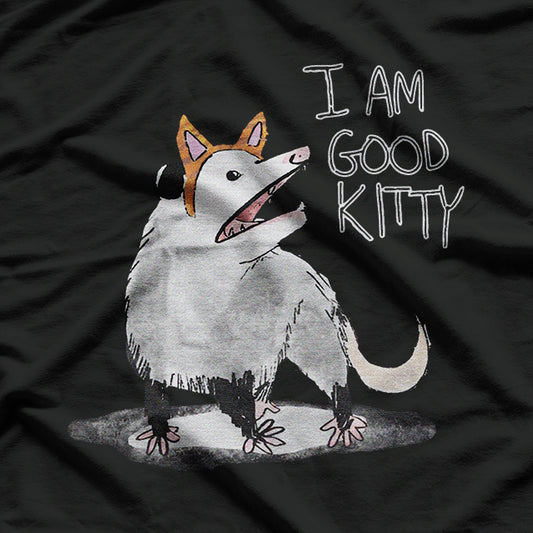 Opossum I Am Good Kitty Vintage T-Shirt