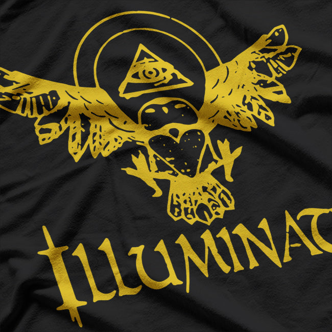 Owl Pyramid The All-Seeing Eye of Wisdom and Mystery T-Shirt