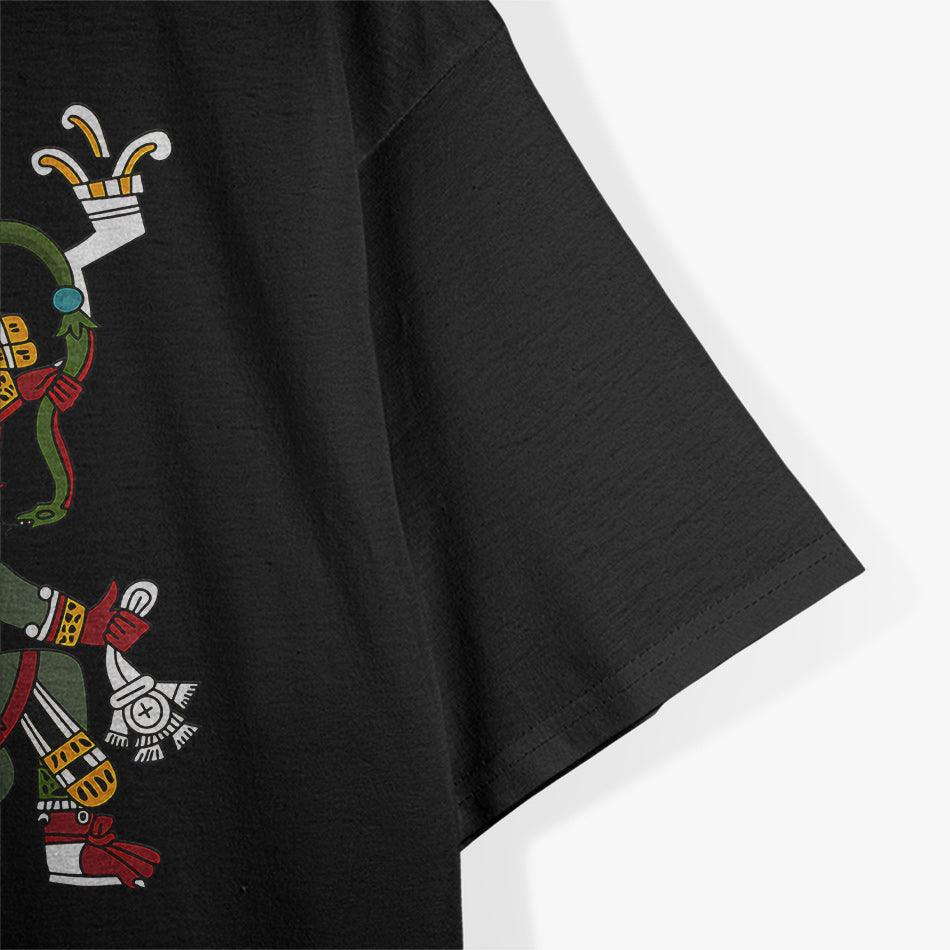 Quetzalcoatl Aztec Feathered Serpent God T-Shirt