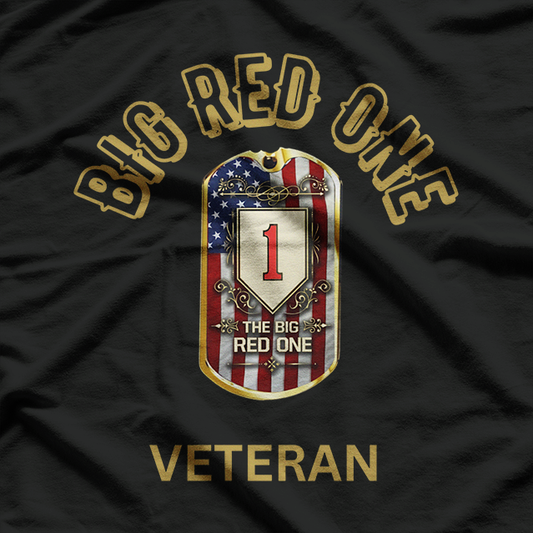 The Big Red One Veteran 1st Infantry Of The US Army T-Shirt