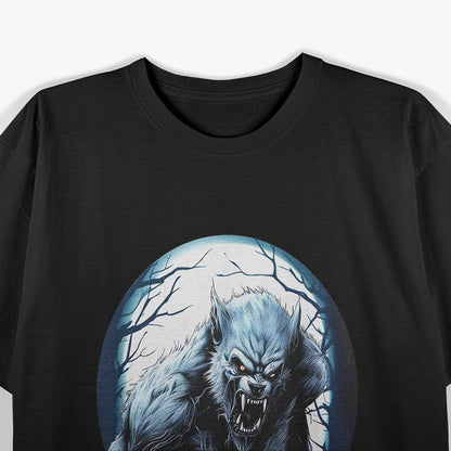 Werewolf Scary Horror Design for the Brave T-Shirt