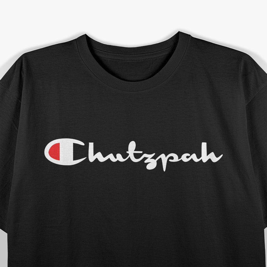 Chanukah Chutzpah Funny Jewish Retro 90s Humor T-Shirt