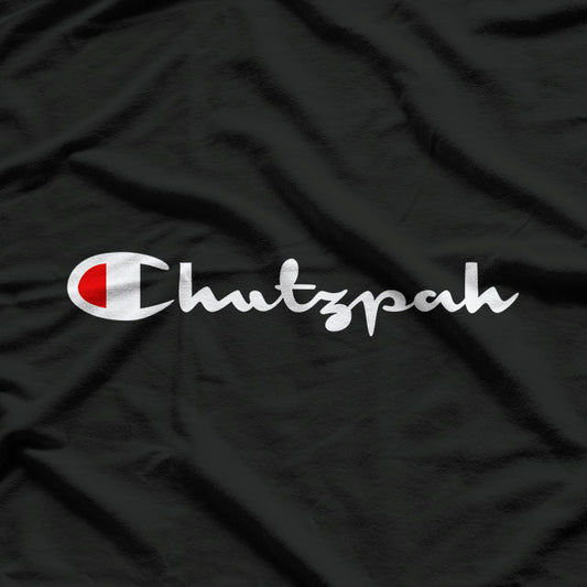 Chanukah Chutzpah Funny Jewish Retro 90s Humor T-Shirt