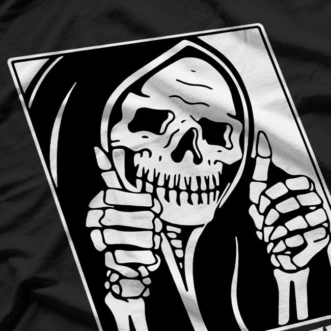 Funny Skull Stay Positive Skeleton Halloween Motivational T-Shirt