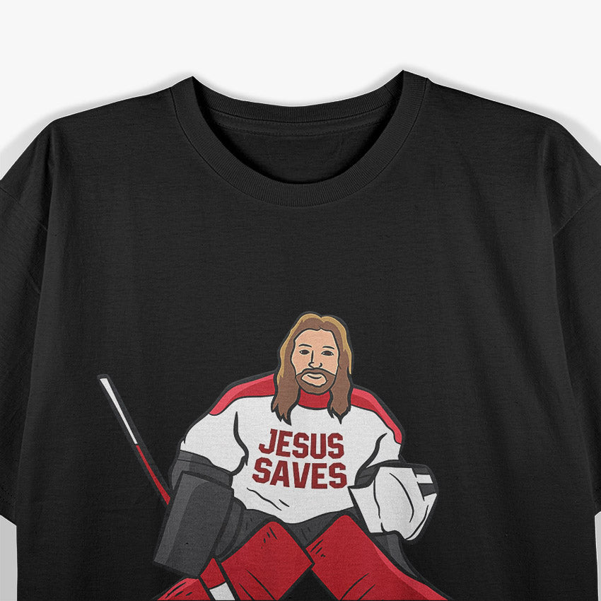Hockey Jesus Saves T-Shirt