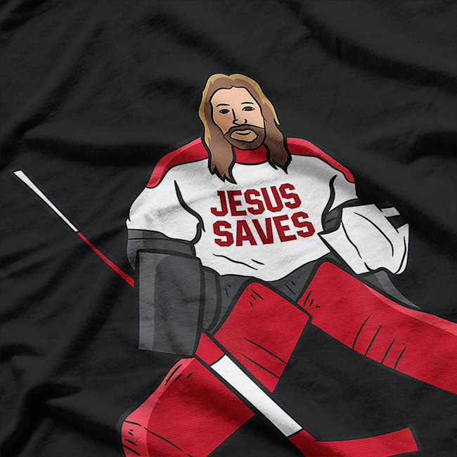 Hockey Jesus Saves T-Shirt