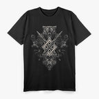 Viking Wolf & Raven Odin’s Huginn, Muninn, and Gungnir - Norse Mythology T-Shirt