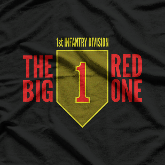 1St Infantry Division The Big Red One Military T-Shirt