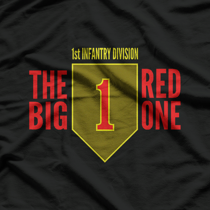 1St Infantry Division The Big Red One Military T-Shirt