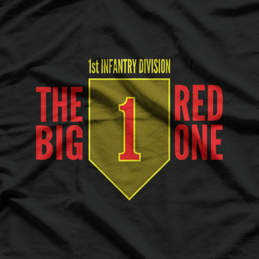 1St Infantry Division The Big Red One Military T-Shirt