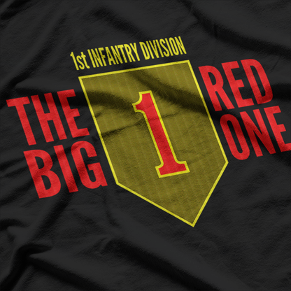 1St Infantry Division The Big Red One Military T-Shirt