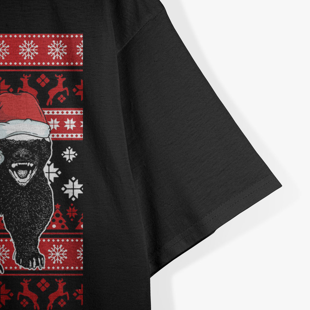 Funny Honey Badger Christmas Squad Xmas T-Shirt