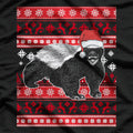 Funny Honey Badger Christmas Squad Xmas T-Shirt