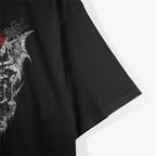 The Devil Baphomet, Satan, Lucifer, and Skull - Goth Horror T-Shirt