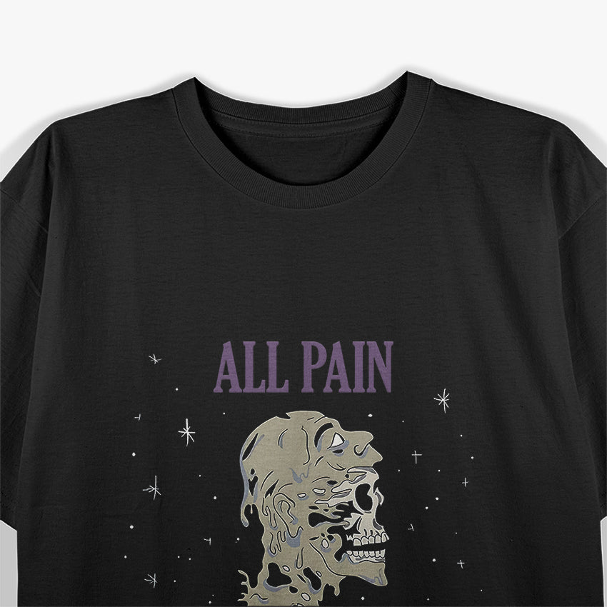 All Pain No Gains Weightlifting Gym Training Powerlifting T-Shirt