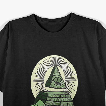 Anti-Illuminati All-Seeing Eye Design T-Shirt