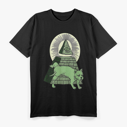 Anti-Illuminati All-Seeing Eye Design T-Shirt