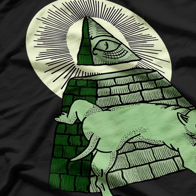 Anti-Illuminati All-Seeing Eye Design T-Shirt